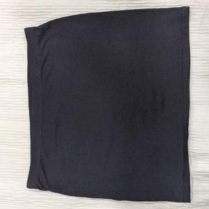 H&M Basic Divided Black Stretch Mini Skirt
